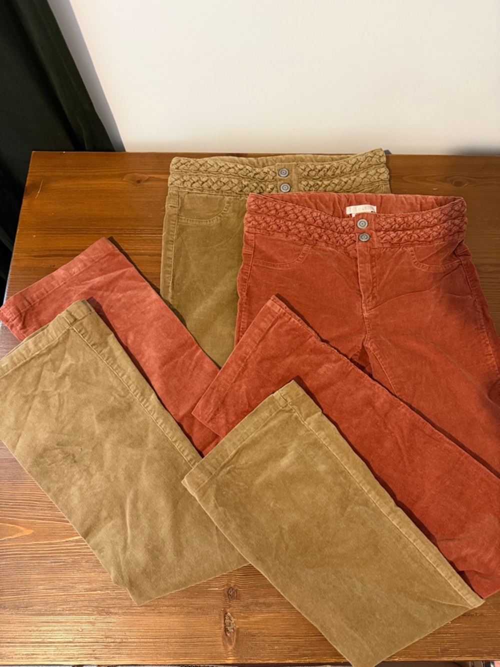 The Hanger Corduroy Flare Leg Pant Set